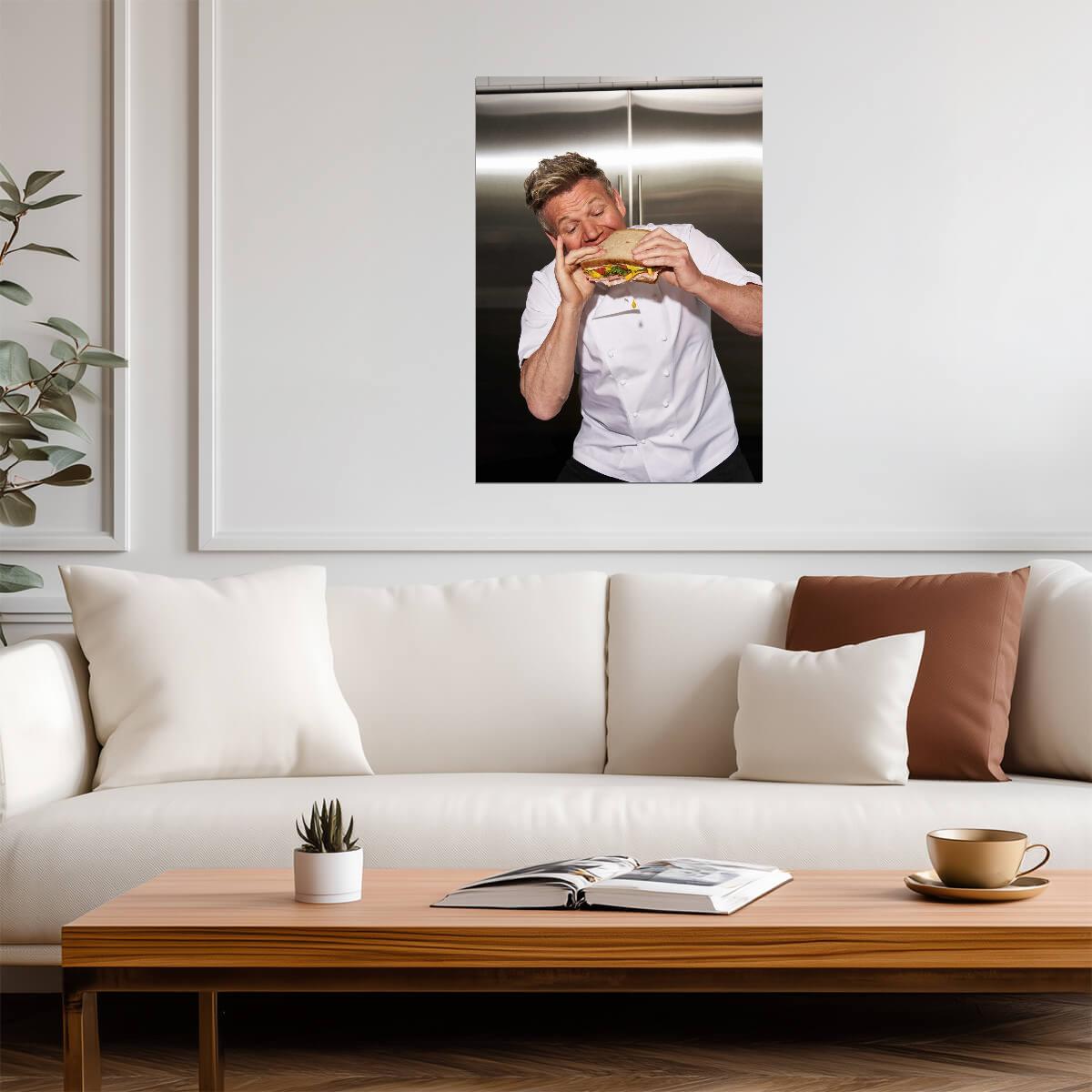Gordon Ramsay | Master Chef | Cooking Art Poster - Celebrities Poster