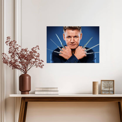 Gordon Ramsay | TV Personality | Foodie Poster - Celebrities Poster