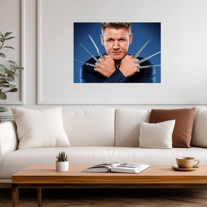 Gordon Ramsay | TV Personality | Foodie Poster - Celebrities Poster