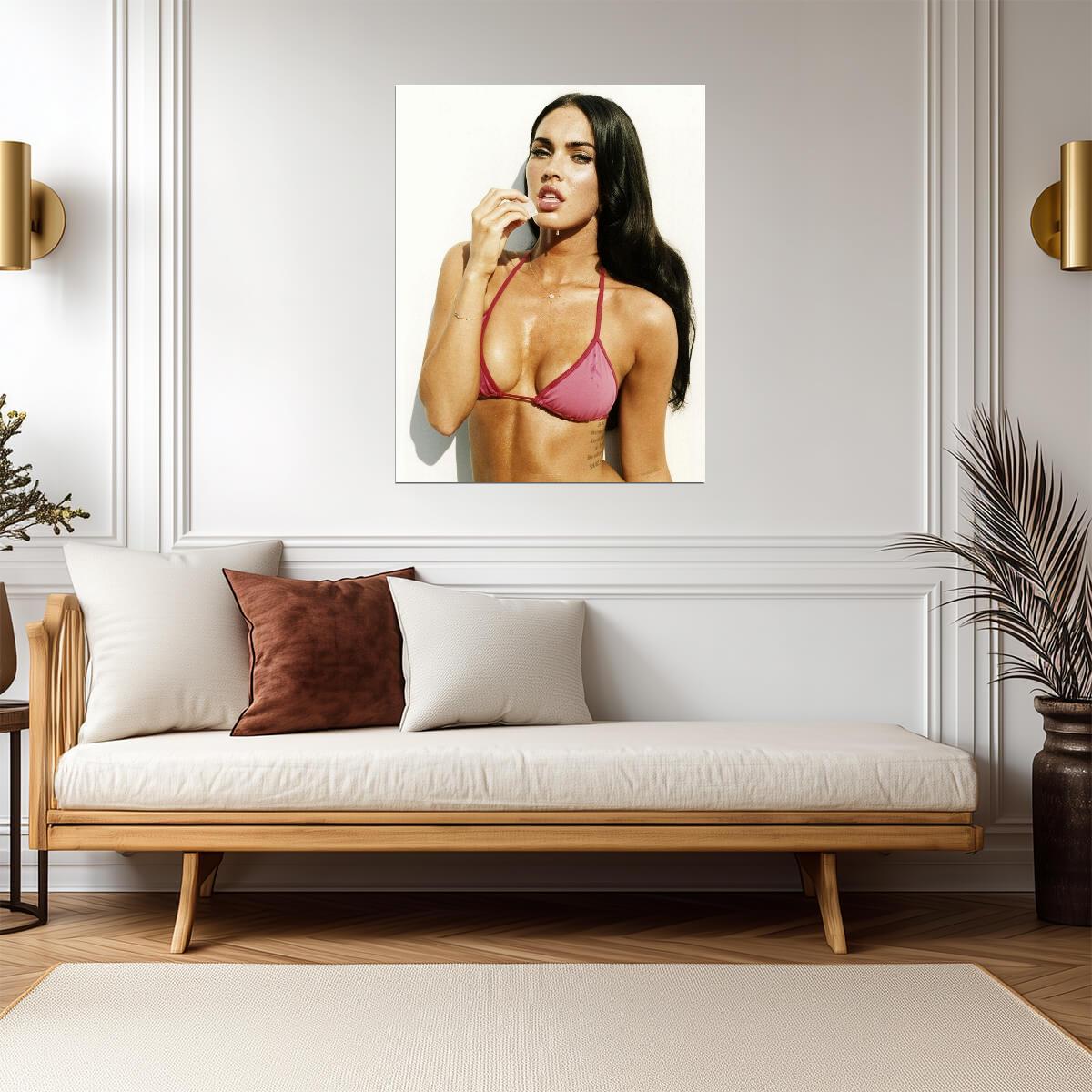 Megan Fox | Famous Actress Photo | Sexy Bikini Poster - Celebrities Poster