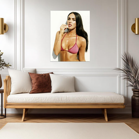 Megan Fox | Famous Actress Photo | Sexy Bikini Poster - Celebrities Poster