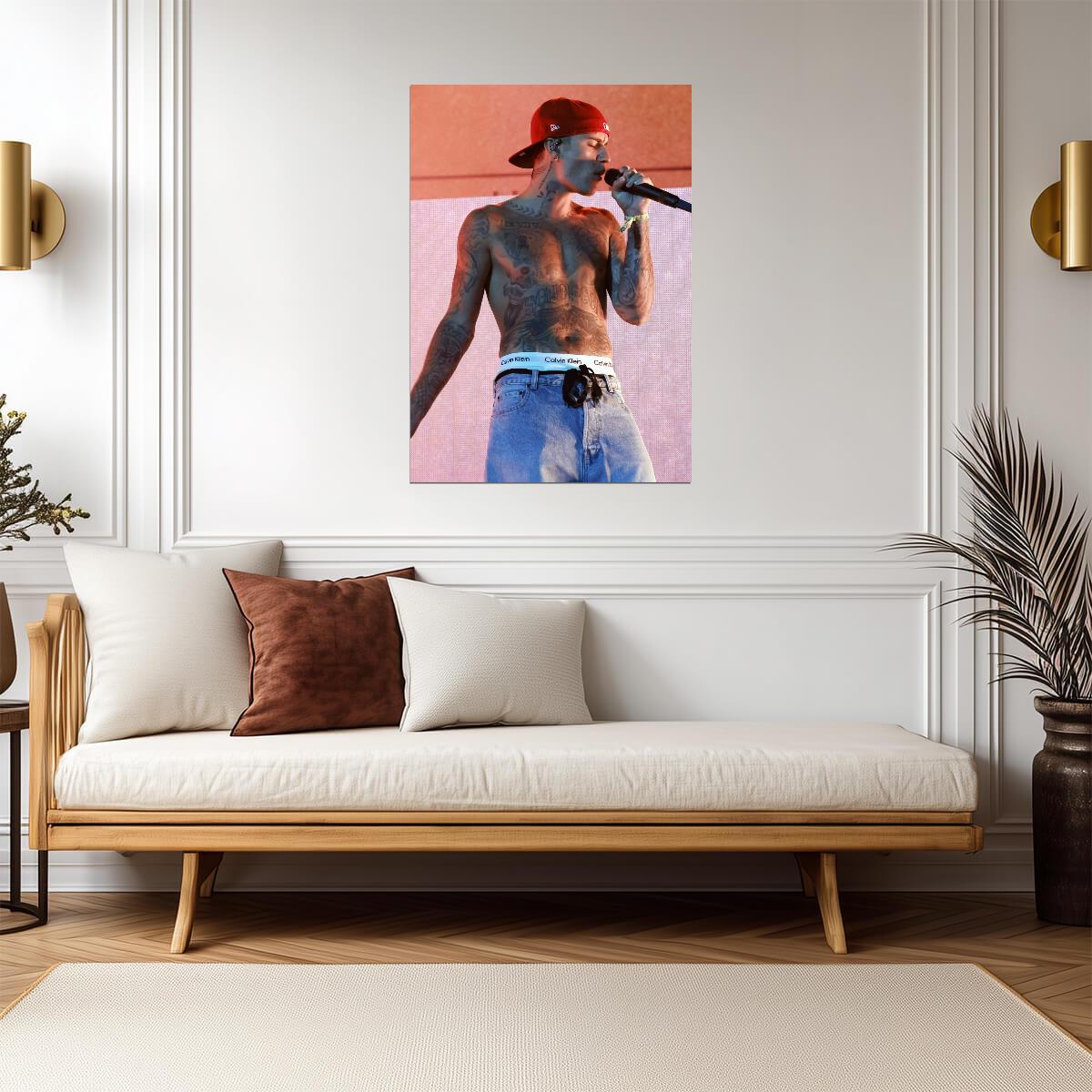 Justin Bieber Wall Art | Live Concert Poster - Music Poster