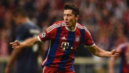 Robert Lewandowski Bayern Munich | Soccer Poster | Bundesliga Star Art - Sports Poster