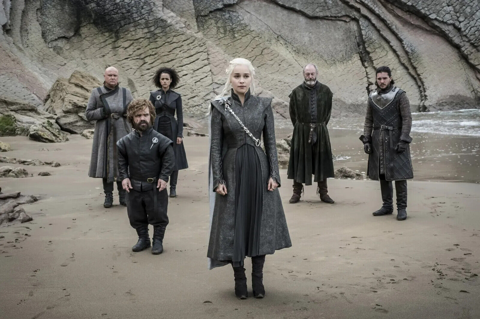 Game of Thrones Dragonstone Scene | Cast Photo Poster | Epic Fantasy TV Show Art - Movies & TV Poster
