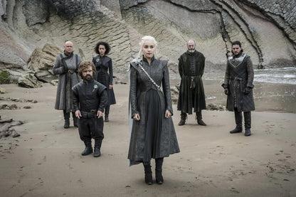Game of Thrones Dragonstone Scene | Cast Photo Poster | Epic Fantasy TV Show Art - Movies & TV Poster