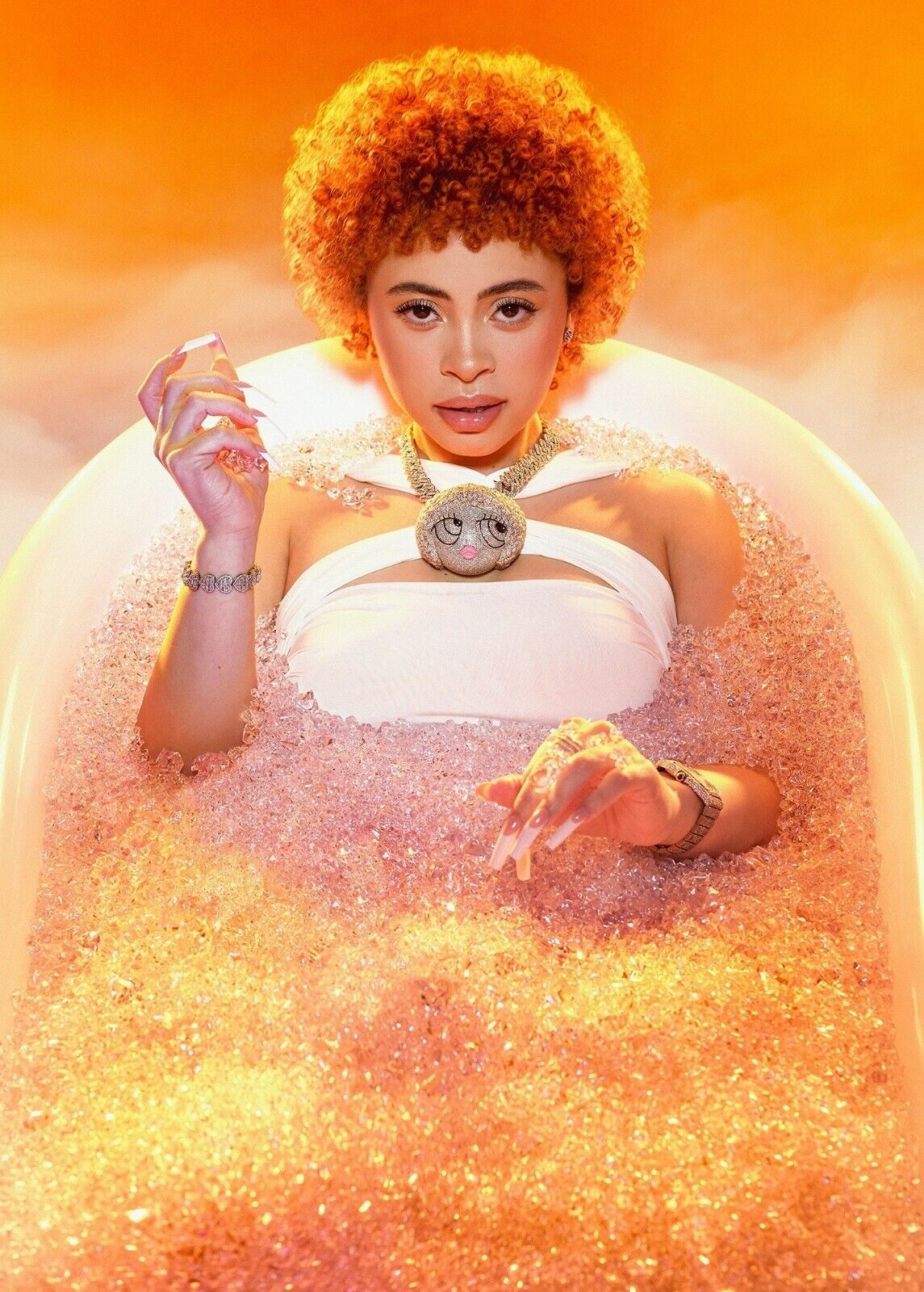 Ice Spice | Vibrant Portrait | Celebrity Poster - Music Poster