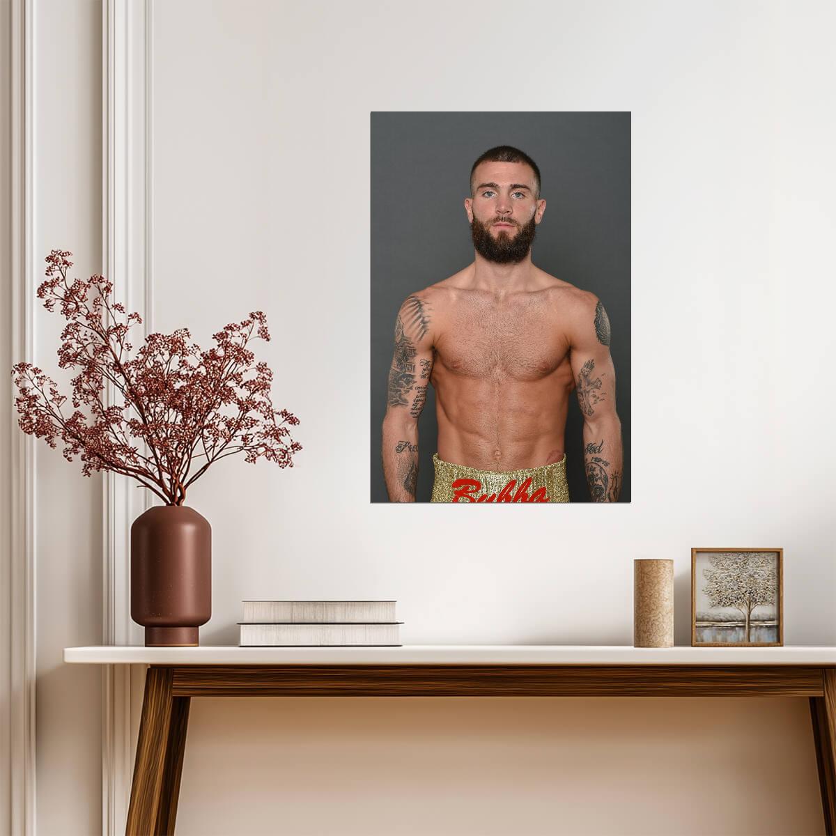 Caleb Plant Portrait | Boxing Poster | Pro Boxer Wall Art - Sports Poster