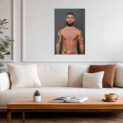 Caleb Plant Portrait | Boxing Poster | Pro Boxer Wall Art - Sports Poster