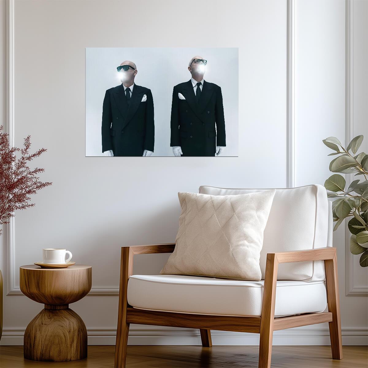 Pet Shop Boys Surrealist Photoshoot | Conceptual Music Poster | Synth-Pop Wall Art - Music Poster