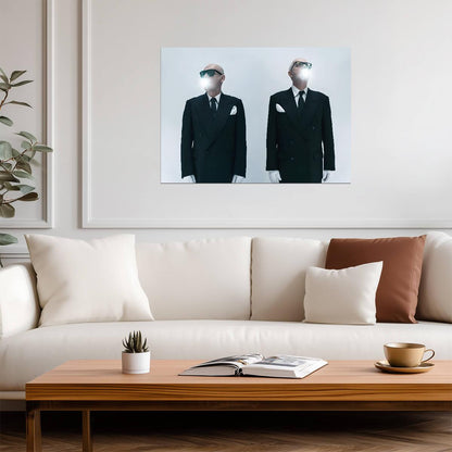 Pet Shop Boys Surrealist Photoshoot | Conceptual Music Poster | Synth-Pop Wall Art - Music Poster