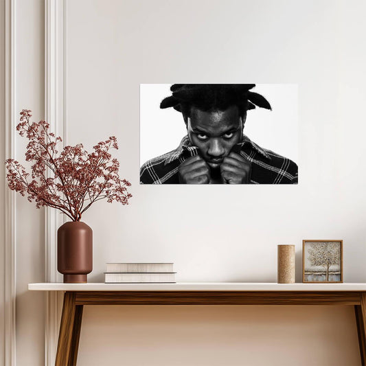 Denzel Curry | Black and White Print | Music Poster - Music Poster