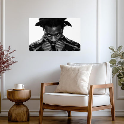 Denzel Curry | Black and White Print | Music Poster - Music Poster