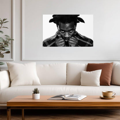 Denzel Curry | Black and White Print | Music Poster - Music Poster