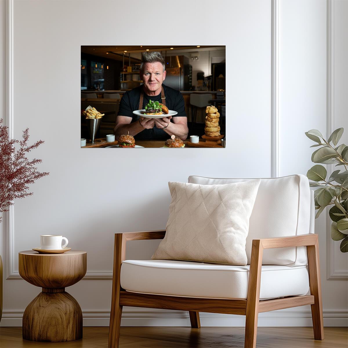Gordon Ramsay | Famous Cook | Modern Wall Poster - Celebrities Poster