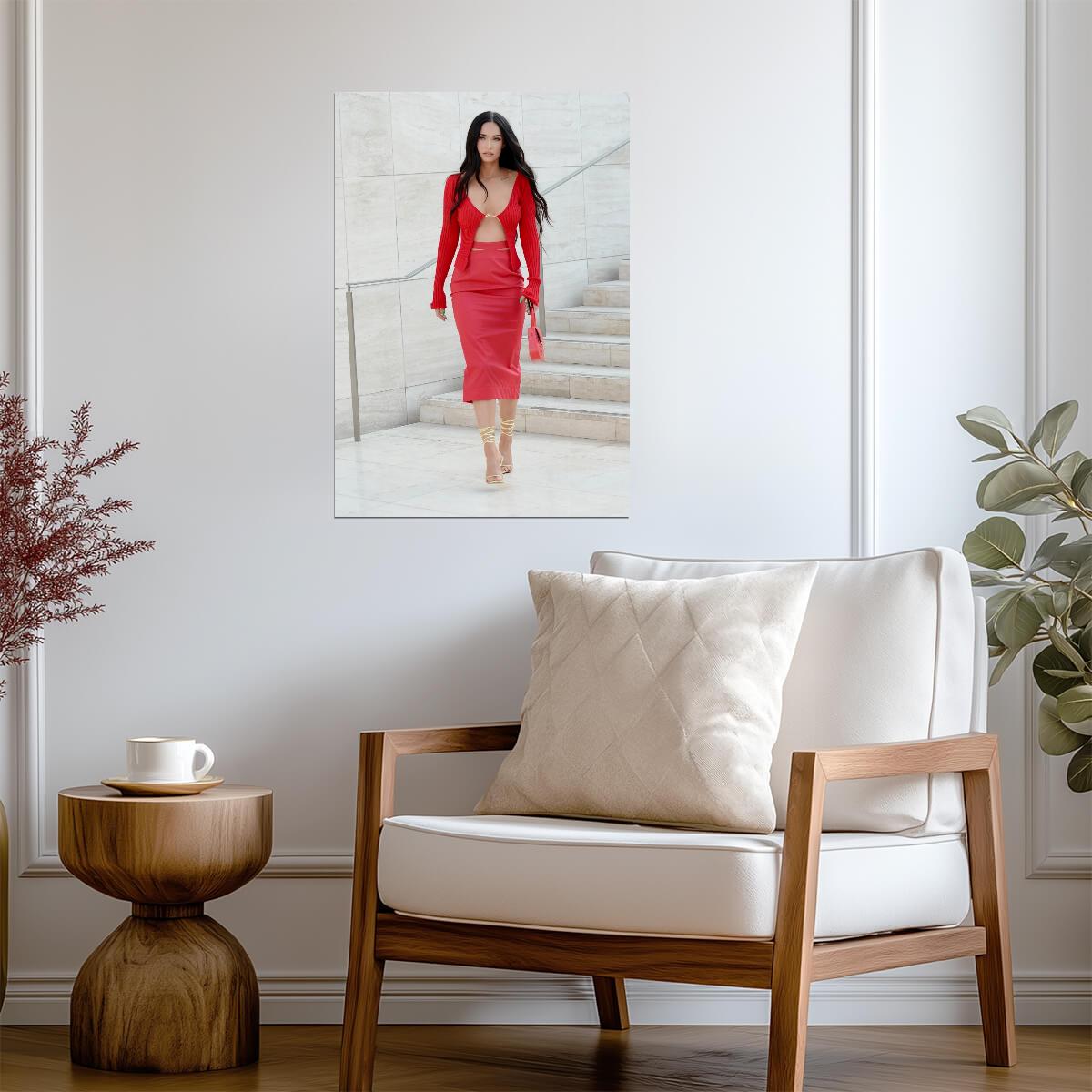 Megan Fox | Modern Celebrity Fashion Photo | Actress Wall Art Poster - Celebrities Poster