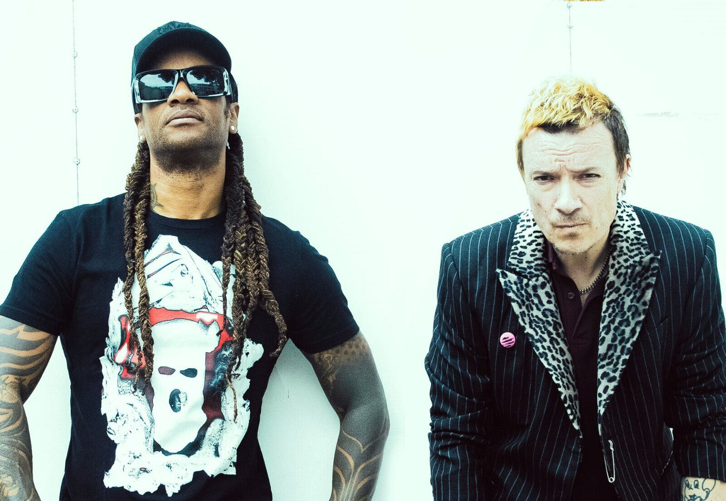 The Prodigy Keith Flint & Maxim | Modern Band Portrait | Electronic Music Poster - Music Poster