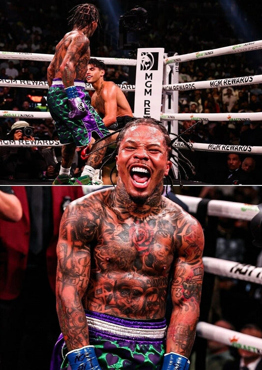 Gervonta Davis Tank Screaming | Boxing Poster | Knockout Artist Wall Art - Sports Poster