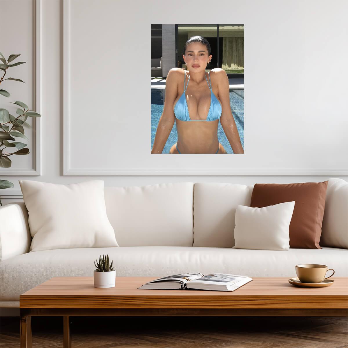 Kylie Jenner Poster | Sexy Fashion Model Print - Celebrities Poster