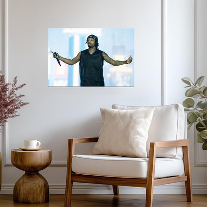 21 Savage Live Performance | On Stage Concert Poster | Hip Hop Star Wall Art - Music Poster