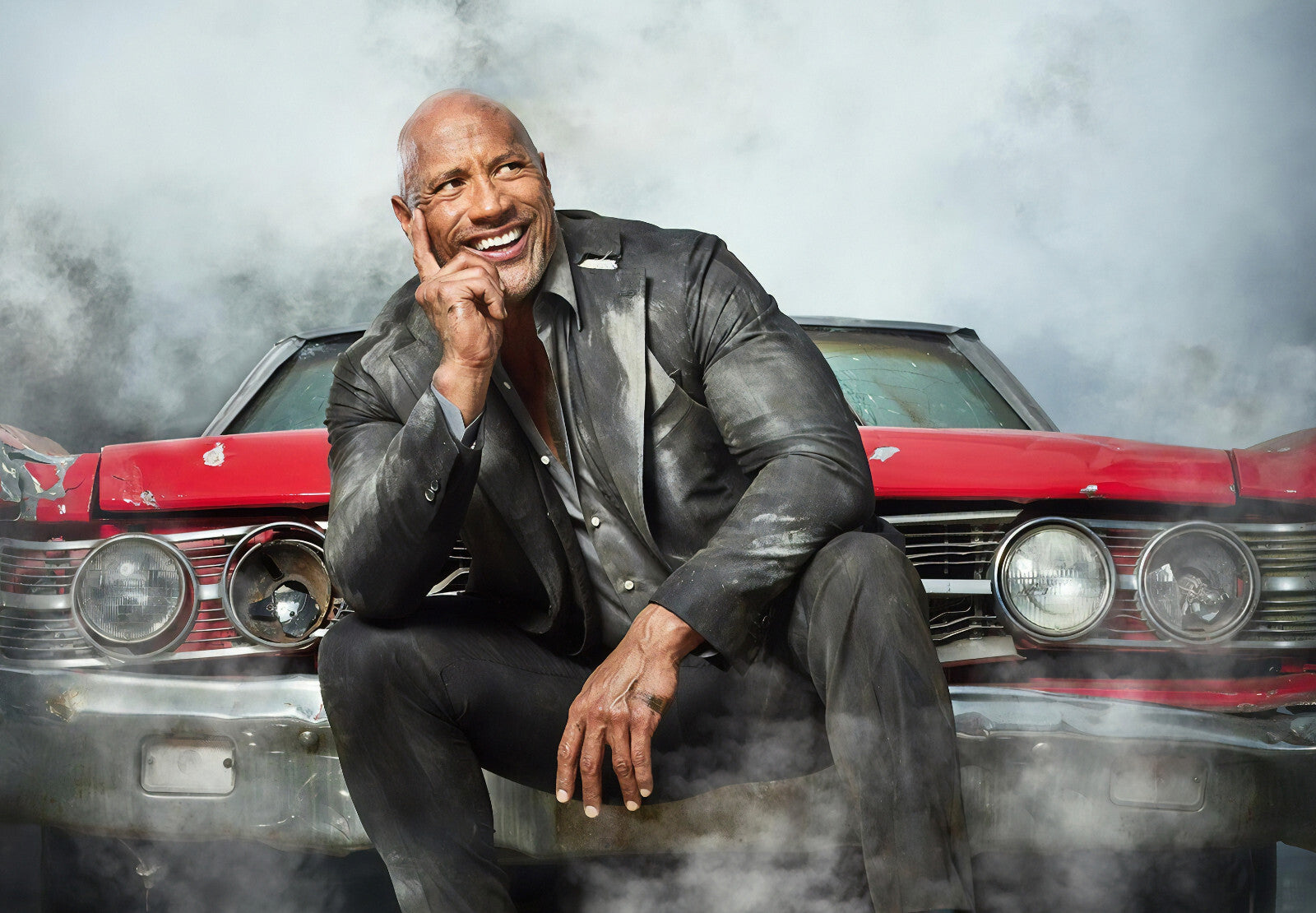 Hobbs & Shaw | Dwayne Johnson as Luke Hobbs | Action Film Wall Art - Movies & TV Poster