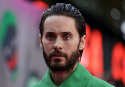Jared Leto Close-Up Portrait | Modern Celebrity Photo | Actor and Musician Wall Art Poster - Music Poster