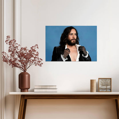 Jared Leto | High Fashion Celebrity Portrait | Modern Rock Star Style Poster - Music Poster