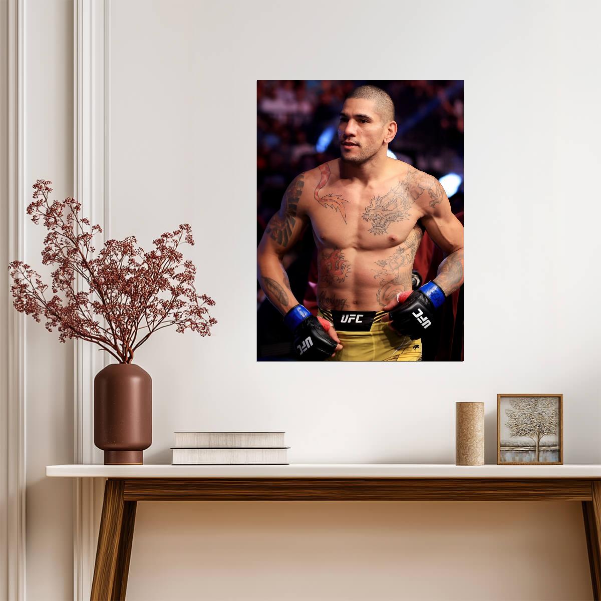 Alex Pereira Walkout | UFC Poster | Poatan Fan Gift - Sports Poster