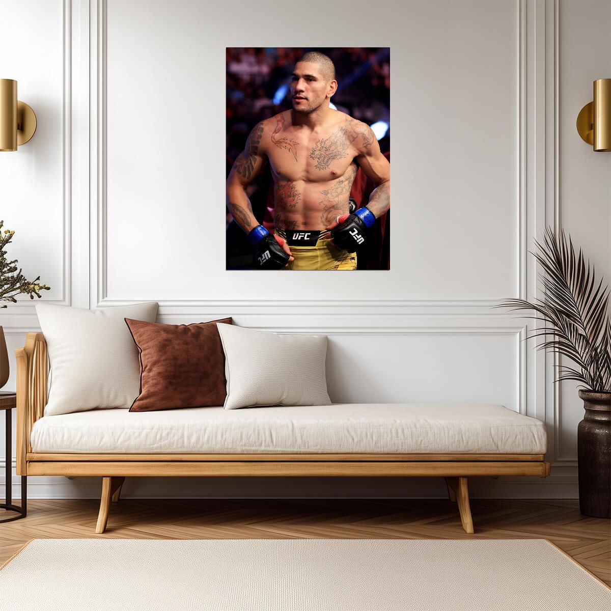 Alex Pereira Walkout | UFC Poster | Poatan Fan Gift - Sports Poster