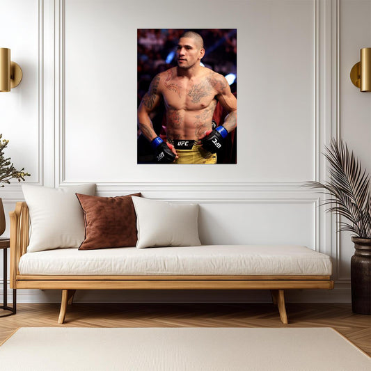 Alex Pereira Walkout | UFC Poster | Poatan Fan Gift - Sports Poster