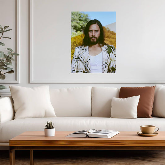 Jared Leto Artistic Photoshoot | Modern Celebrity Portrait | Music and Film Star Poster - Music Poster