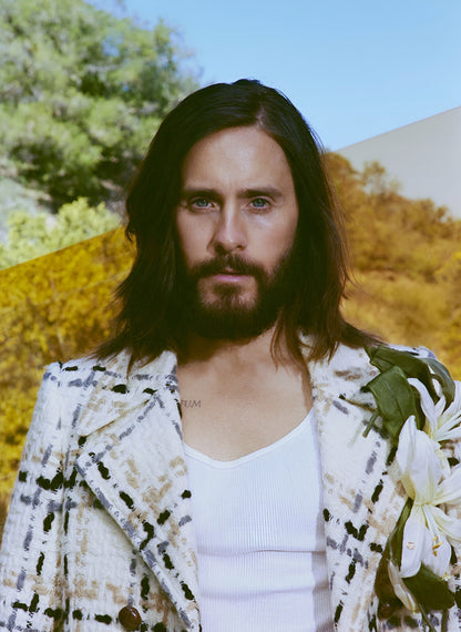 Jared Leto Artistic Photoshoot | Modern Celebrity Portrait | Music and Film Star Poster - Music Poster