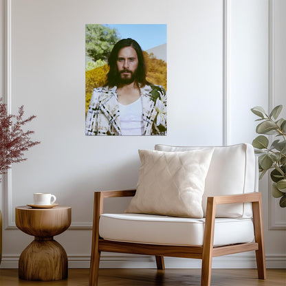 Jared Leto Artistic Photoshoot | Modern Celebrity Portrait | Music and Film Star Poster - Music Poster