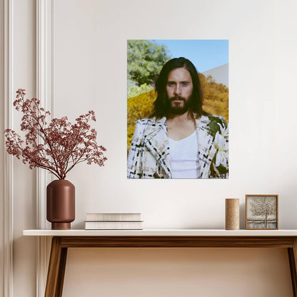 Jared Leto Artistic Photoshoot | Modern Celebrity Portrait | Music and Film Star Poster - Music Poster