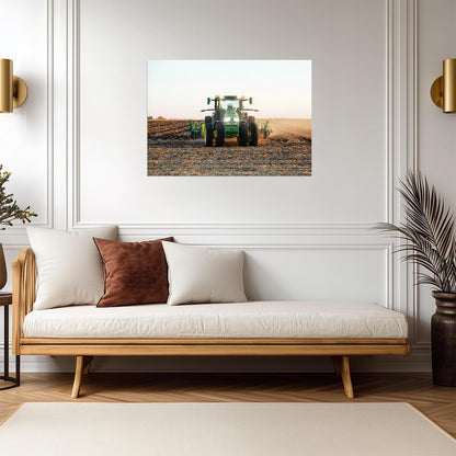John Deere 8R 410 Tractor | Modern Farm Equipment Poster | Agriculture Photography Print - Cars Poster