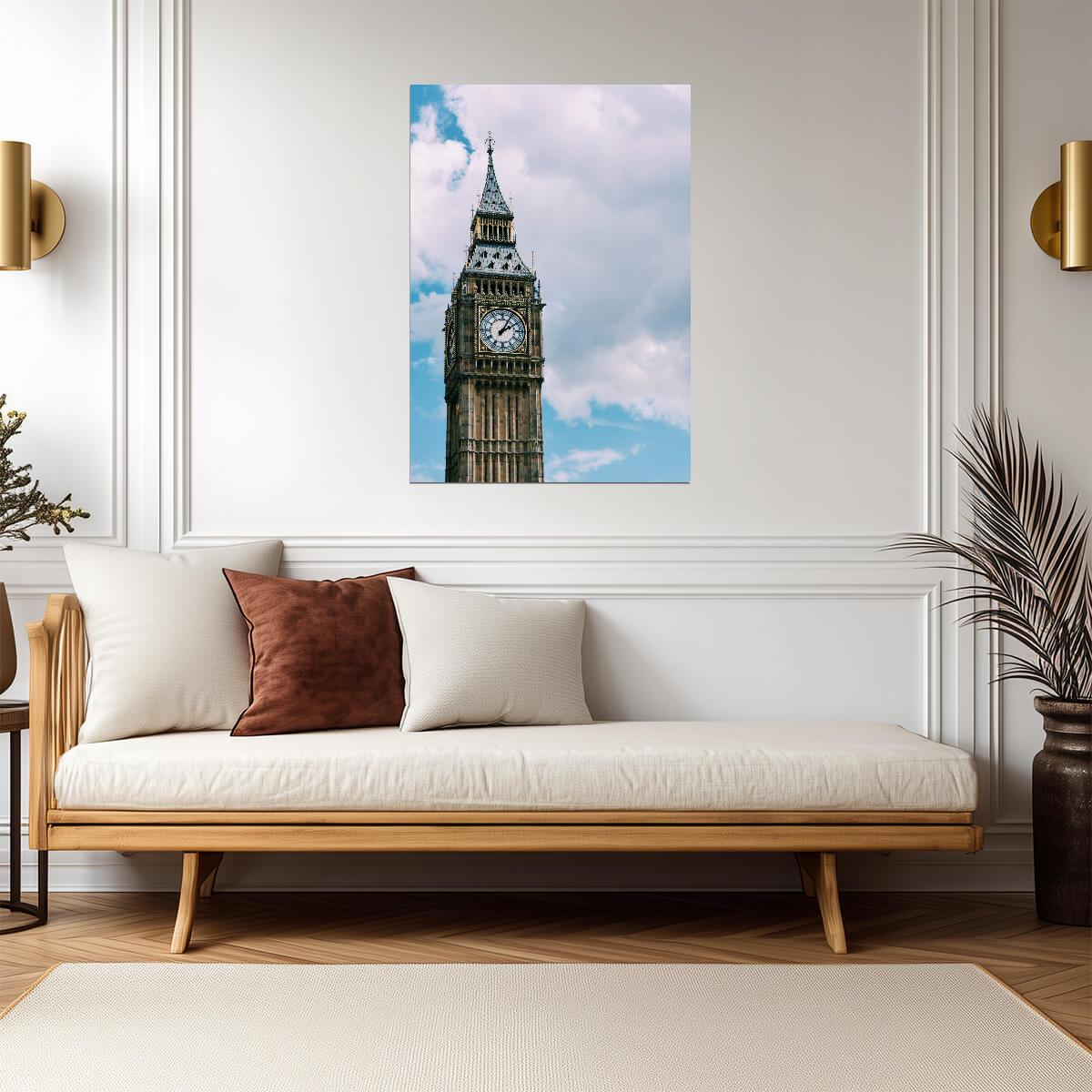 Big Ben London | Pastel Cityscape | England Poster - Photography Poster