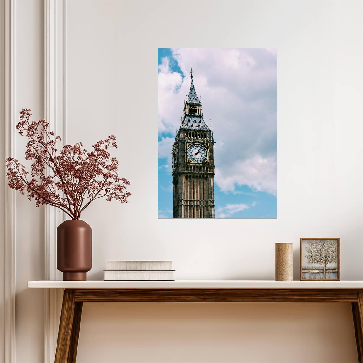 Big Ben London | Pastel Cityscape | England Poster - Photography Poster