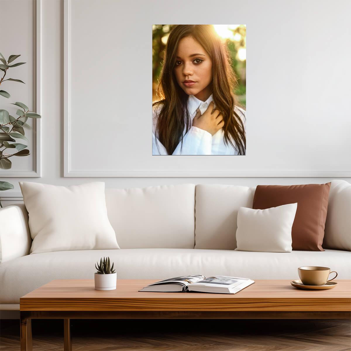Jenna Ortega | Warm Tone Photo | Actress Poster - Celebrities Poster