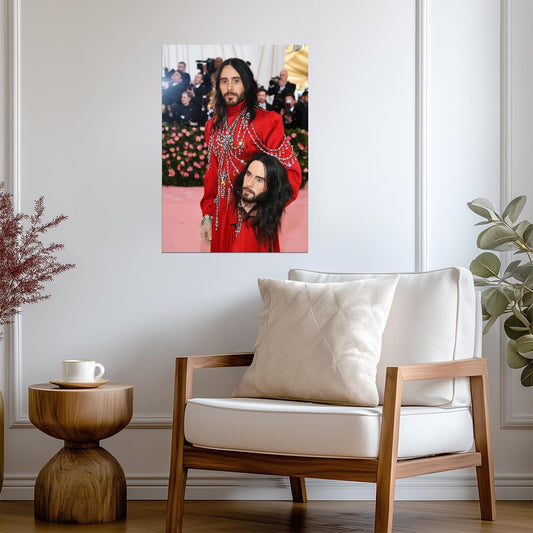 Jared Leto Met Gala 2019 | Red Carpet Fashion Photo | Celebrity Wall Poster - Music Poster