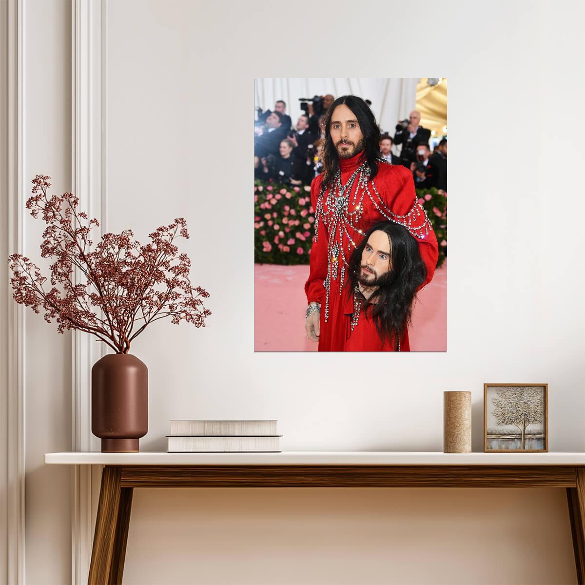 Jared Leto Met Gala 2019 | Red Carpet Fashion Photo | Celebrity Wall Poster - Music Poster