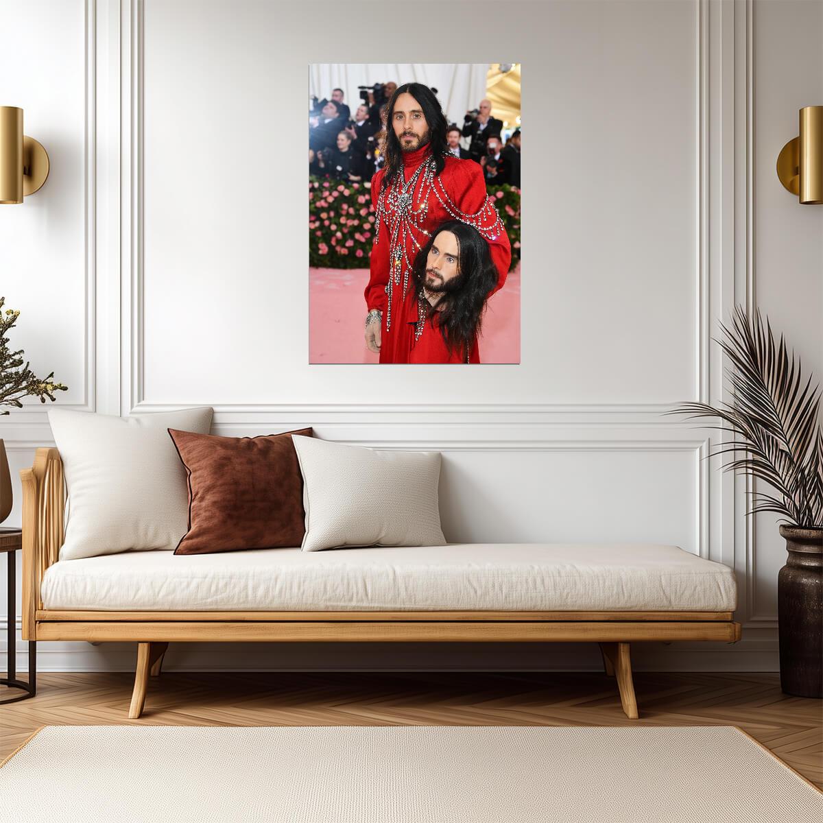 Jared Leto Met Gala 2019 | Red Carpet Fashion Photo | Celebrity Wall Poster - Music Poster
