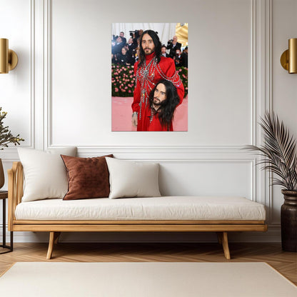 Jared Leto Met Gala 2019 | Red Carpet Fashion Photo | Celebrity Wall Poster - Music Poster