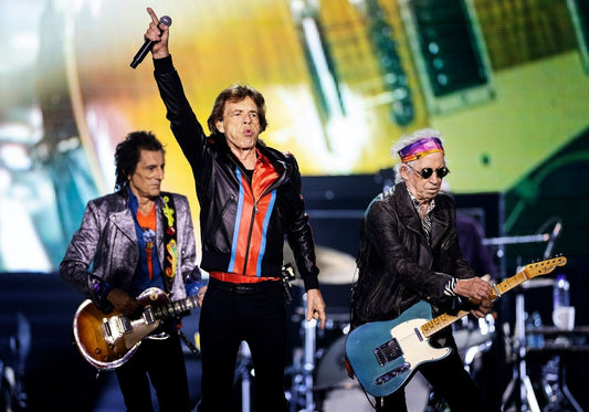 The Rolling Stones Live On Stage | Rock and Roll Legends Poster | Concert Photography Print - Music Poster