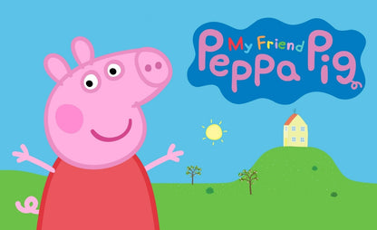 My Friend Peppa Pig | Kids Video Game Poster | Cute Cartoon Wall Art - Video Games Poster