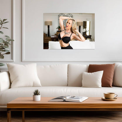 Brandi Love | Blonde Model Art | Sexy Star Poster - Celebrities Poster