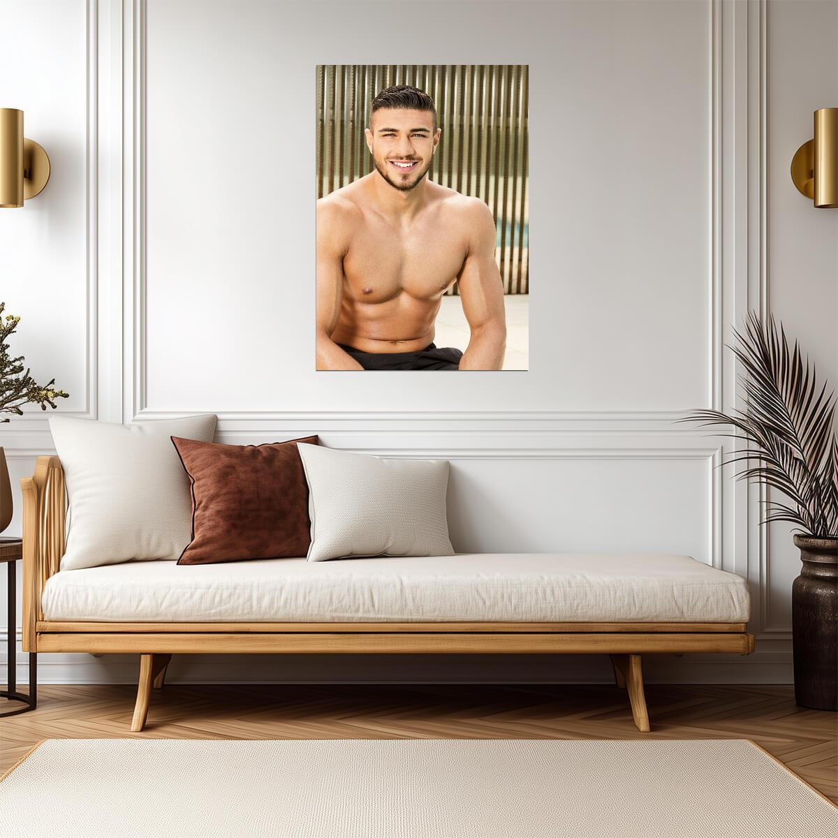 Tommy Fury Shirtless Portrait | Boxing Poster | Reality Star Wall Art - Sports Poster