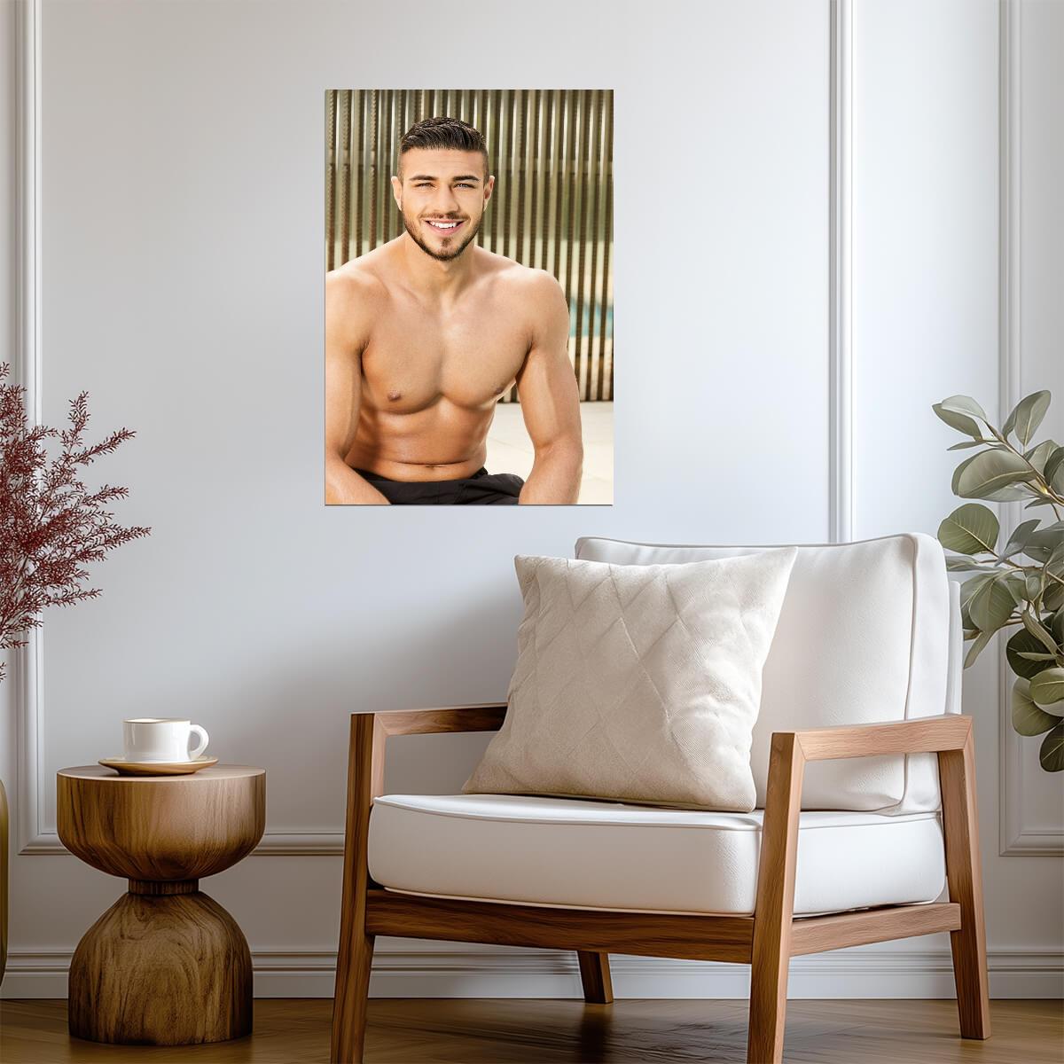 Tommy Fury Shirtless Portrait | Boxing Poster | Reality Star Wall Art - Sports Poster