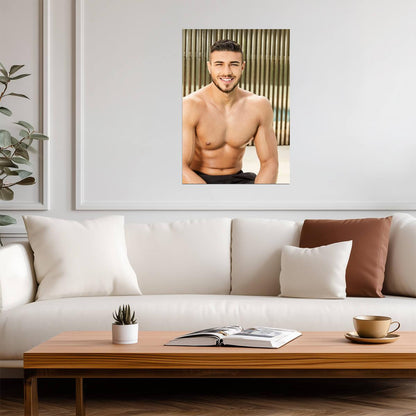 Tommy Fury Shirtless Portrait | Boxing Poster | Reality Star Wall Art - Sports Poster