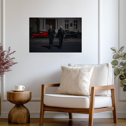Andrew & Tristan Tate | Motivational Wall Art | Modern Celebrity Poster - Celebrities Poster