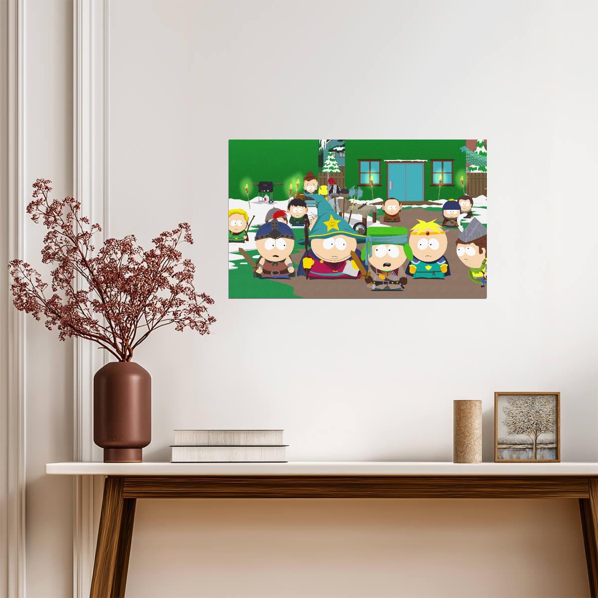 South Park The Stick of Truth | Grand Wizard Cartman | RPG Video Game Poster - Movies & TV Poster