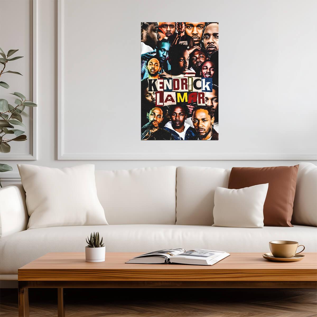 Kendrick Lamar Poster | Graphic Art Rap Print - Music Poster